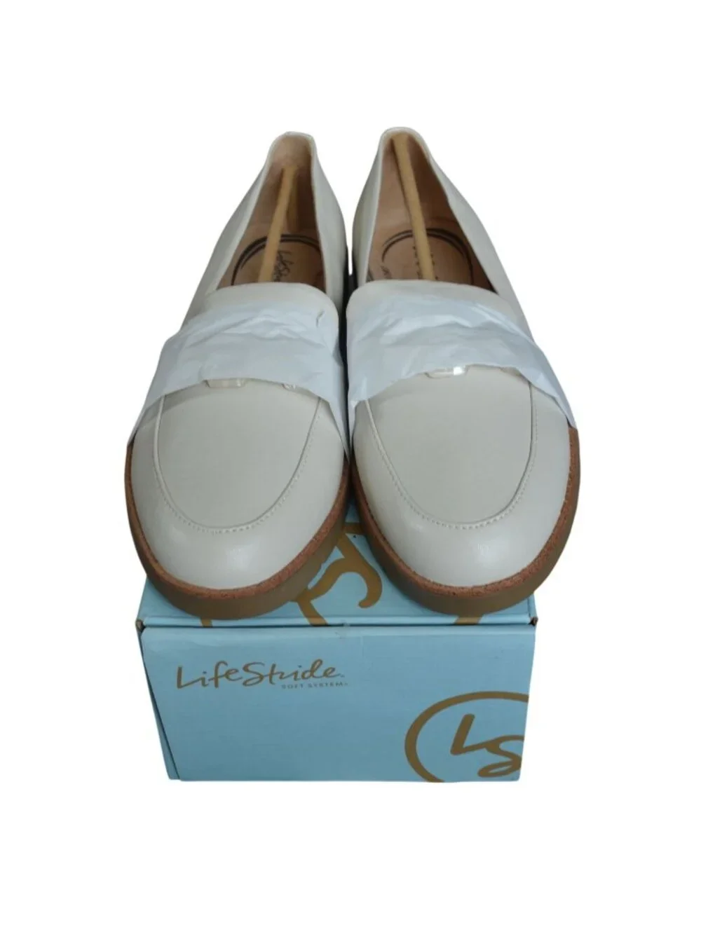 New LifeStride Women's Optimist Loafers Bone Size 11W Neutral Preppy Coquette
